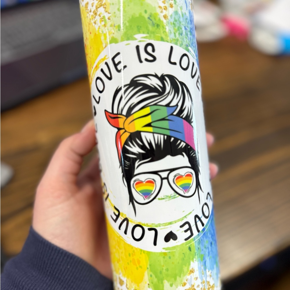 Rainbow Love Tumbler